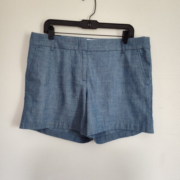 J. Crew Factory Pants - Ladies SZ 14 J Crew Factory Blue Chambray Short